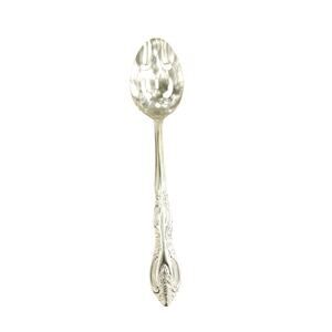 International Silver San Marcos Gold Electroplate 8 3/4 In Pierced Serving Spoon